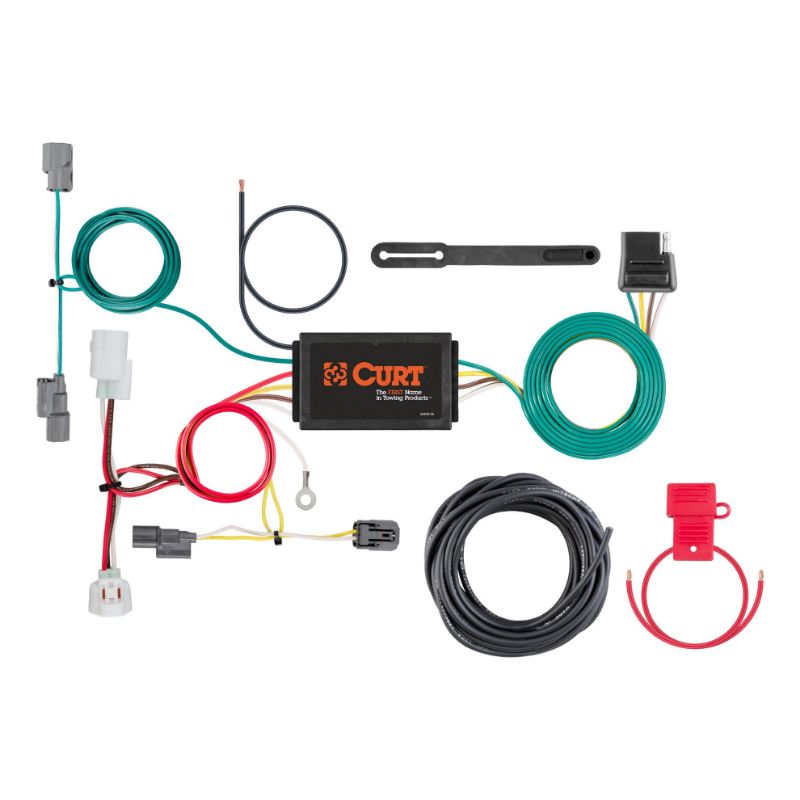 Picture of Curt Custom Wiring Harness, 4-Way Flat Output, Select Acura ILX - 56269