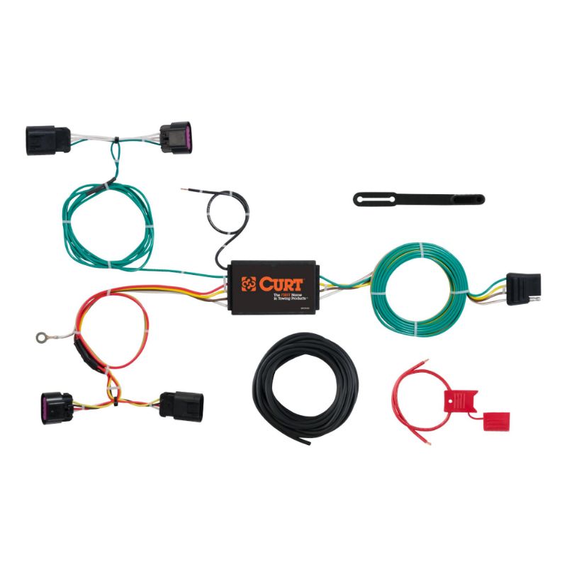Picture of Curt Custom Wiring Harness, 4-Way Flat Output, Select Buick Verano - 56288