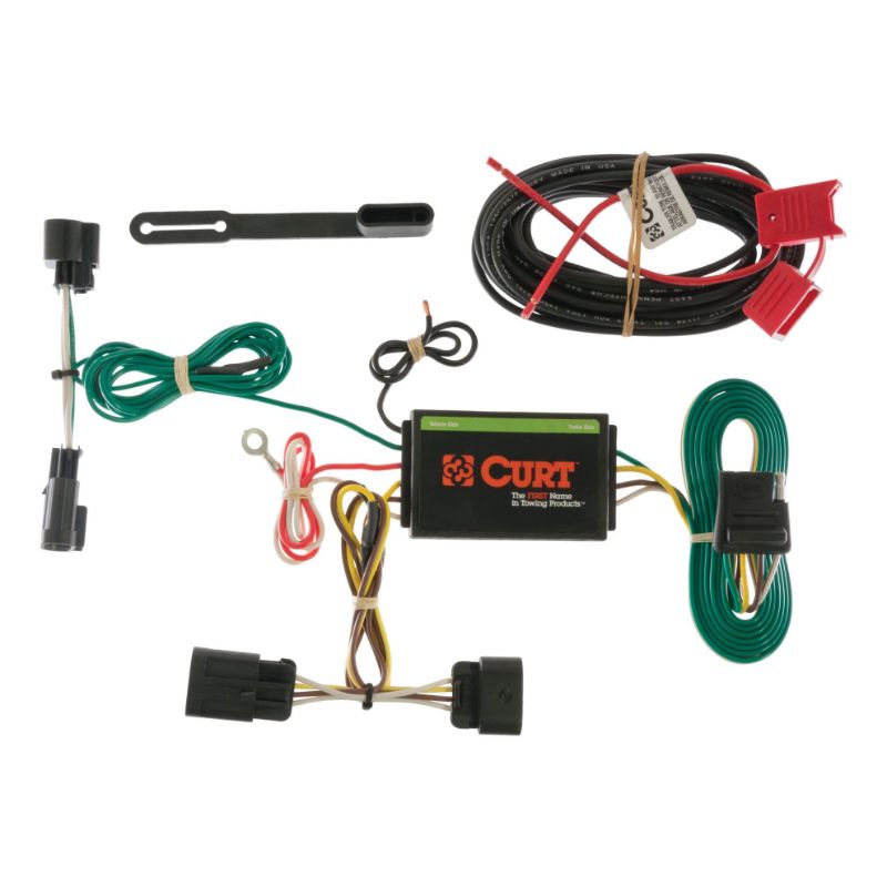 Picture of Curt Custom Wiring Harness, 4-Way Flat Output, Select Cadillac ATS - 56180