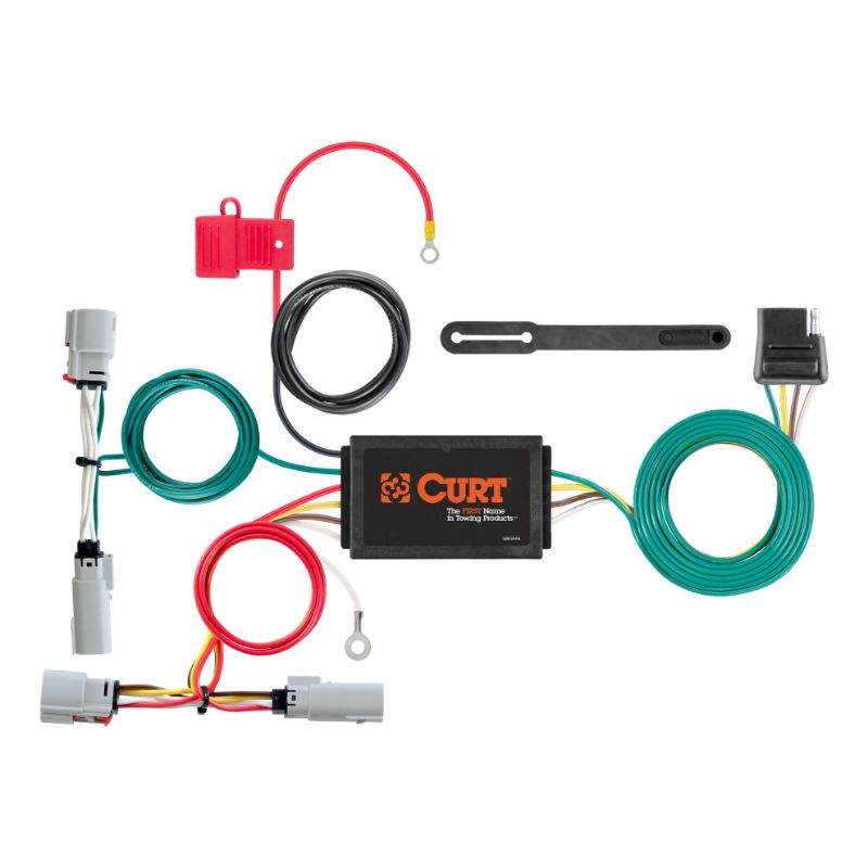 Picture of Curt Custom Wiring Harness, 4-Way Flat Output, Select Cadillac CT6 - 56323