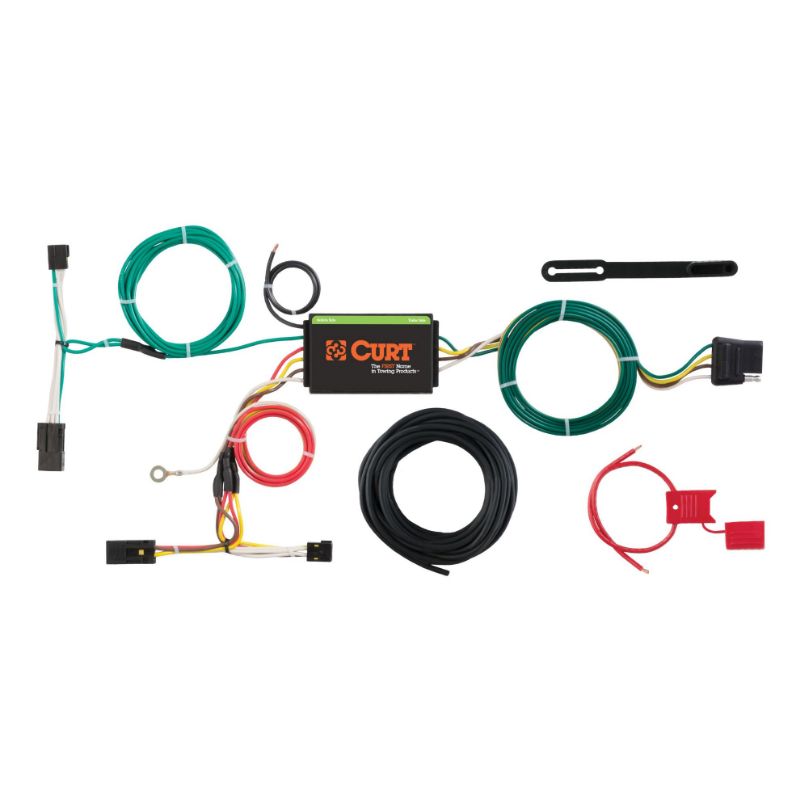 Picture of Curt Custom Wiring Harness, 4-Way Flat Output, Select Chevrolet Captiva Sport - 56257