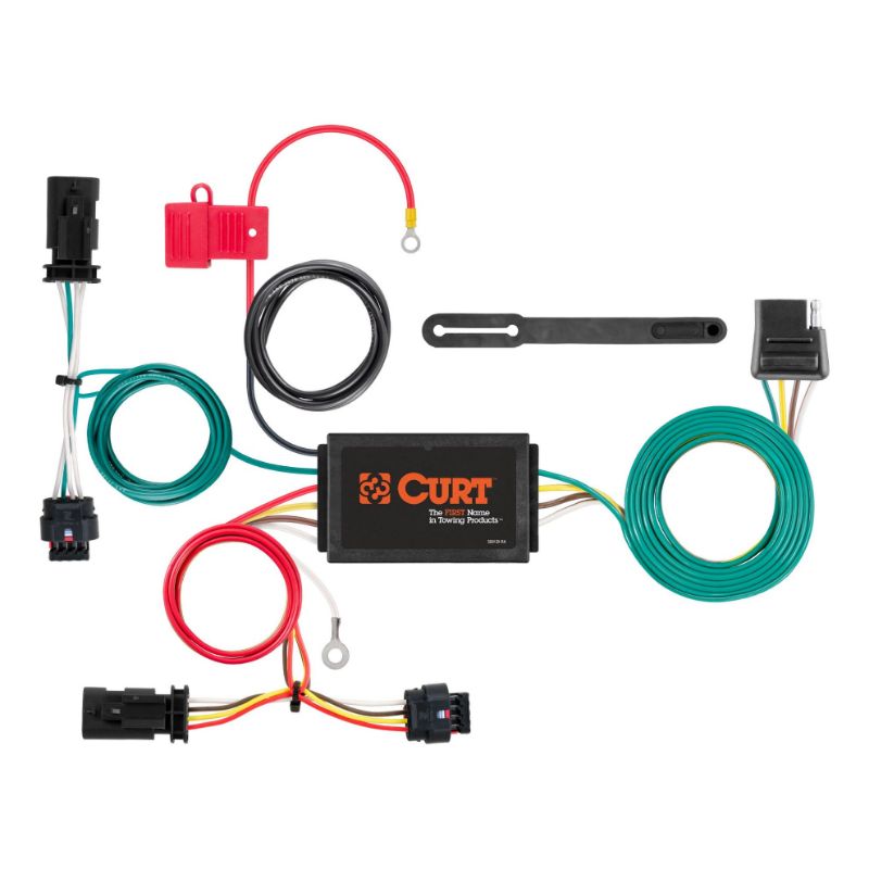 Picture of Curt Custom Wiring Harness, 4-Way Flat Output, Select Chevrolet Cruze - 56354