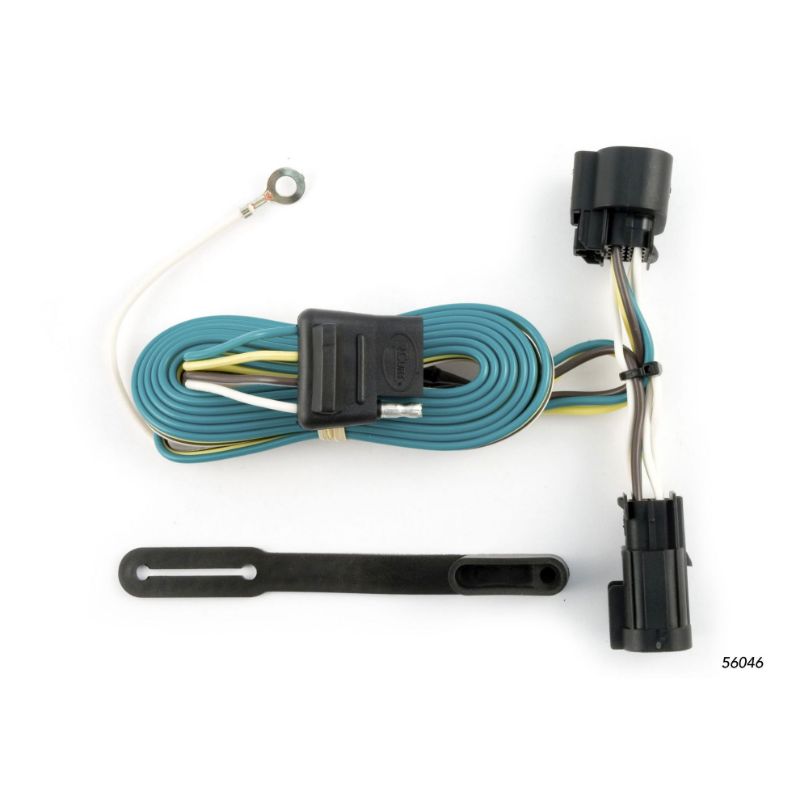 Picture of Curt Custom Wiring Harness, 4-Way Flat Output, Select Chevrolet Impala - 56046