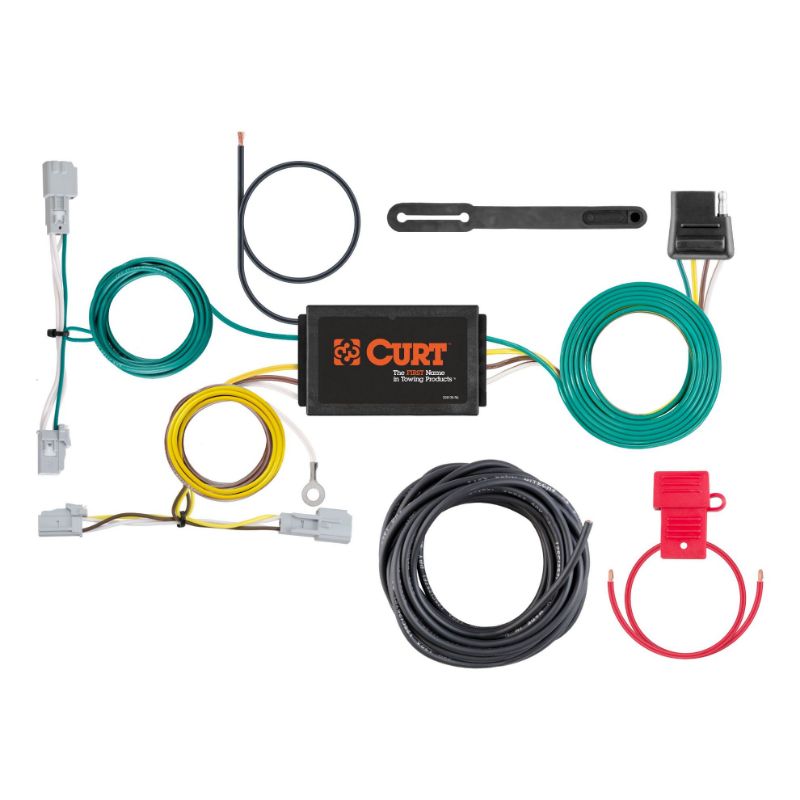 Picture of Curt Custom Wiring Harness, 4-Way Flat Output, Select Chevrolet Malibu - 56387