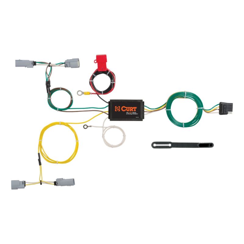 Picture of Curt Custom Wiring Harness, 4-Way Flat Output, Select Dodge Challenger - 56230