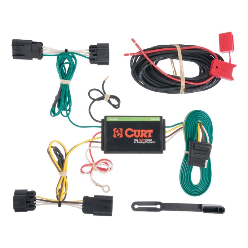 Picture of Curt Custom Wiring Harness, 4-Way Flat Output, Select Dodge Dart - 56179