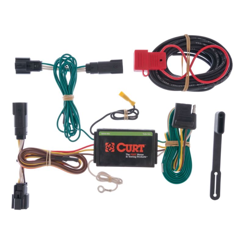 Picture of Curt Custom Wiring Harness, 4-Way Flat Output, Select Ford Edge - 56120