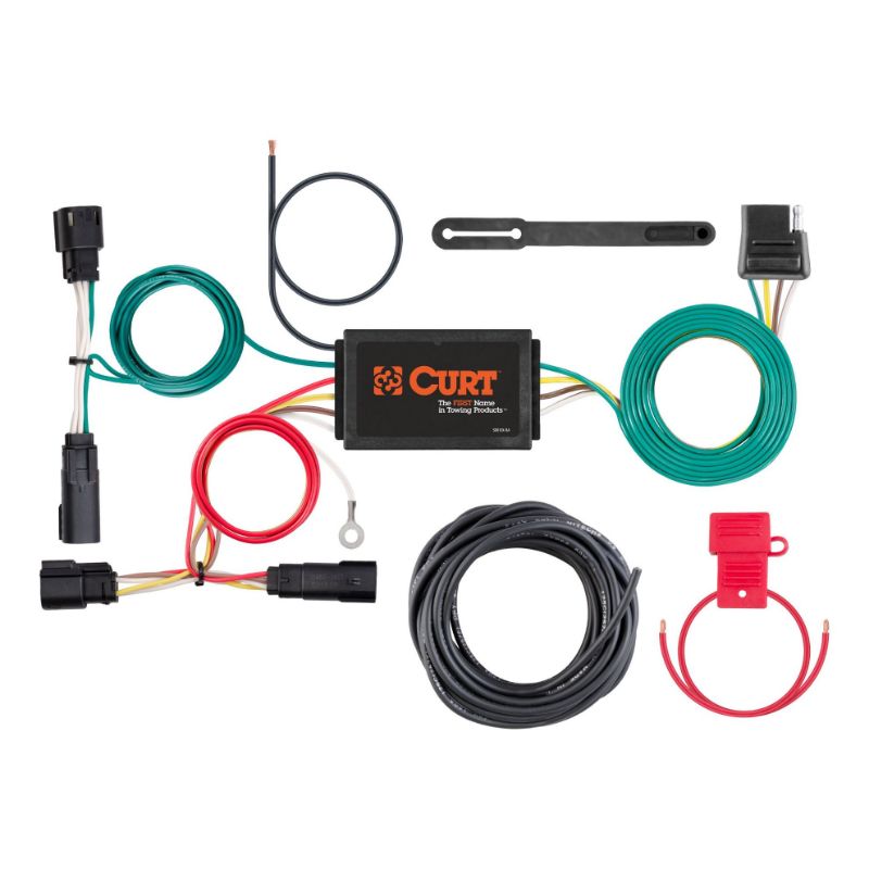 Picture of Curt Custom Wiring Harness, 4-Way Flat Output, Select Ford Escape - 56320