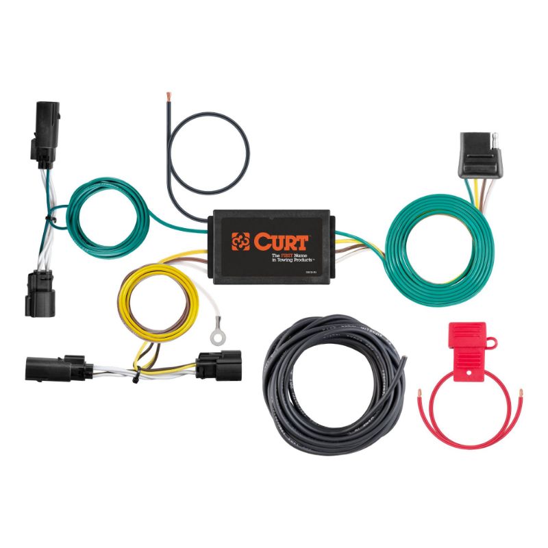 Picture of Curt Custom Wiring Harness, 4-Way Flat Output, Select Ford Escape - 56432