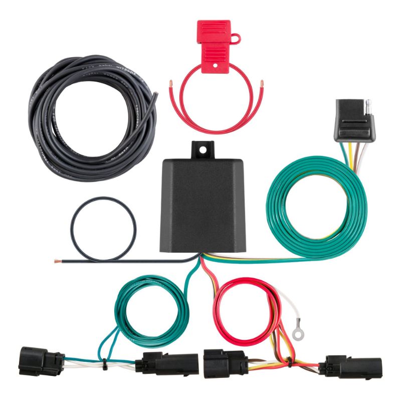 Picture of Curt Custom Wiring Harness, 4-Way Flat Output, Select Ford Escape - 56335