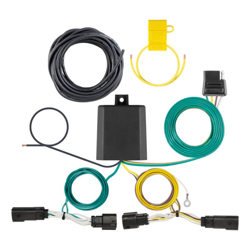 Picture of Curt Custom Wiring Harness, 4-Way Flat Output, Select Ford Escape - 56507