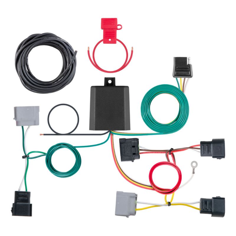 Picture of Curt Custom Wiring Harness, 4-Way Flat Output, Select Ford Escape, Mazda Tribute - 56345