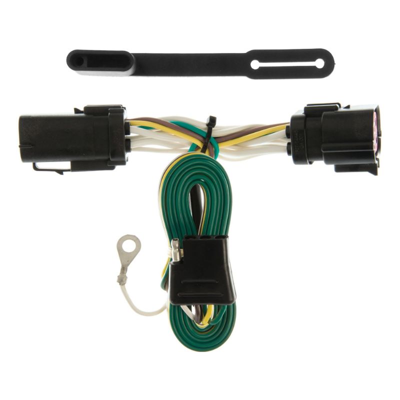 Picture of Curt Custom Wiring Harness, 4-Way Flat Output, Select Ford F-150, F-250 - 55256