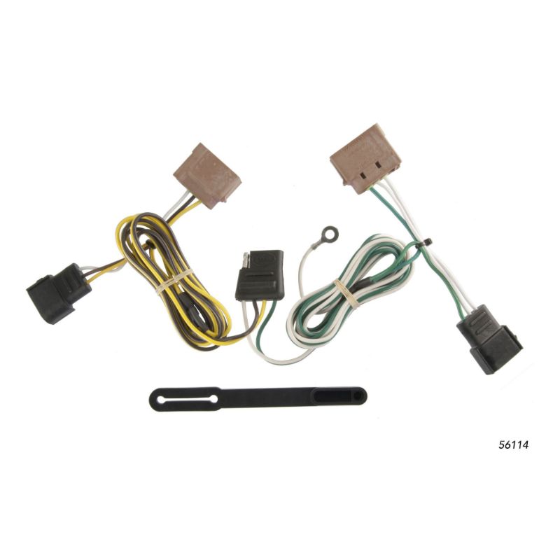Picture of Curt Custom Wiring Harness, 4-Way Flat Output, Select Ford Fiesta Sedan - 56114