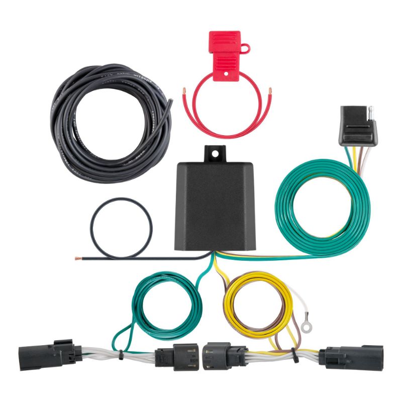Picture of Curt Custom Wiring Harness, 4-Way Flat Output, Select Ford Flex - 56343