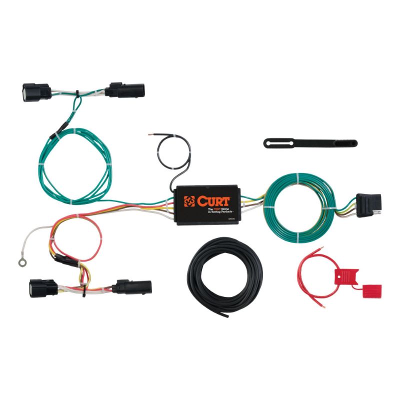 Picture of Curt Custom Wiring Harness, 4-Way Flat Output, Select Ford Focus Hatchback - 56273