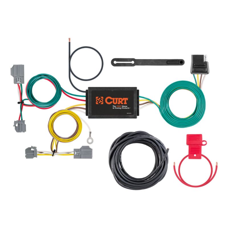 Picture of Curt Custom Wiring Harness, 4-Way Flat Output, Select Ford Focus Sedan - 56138