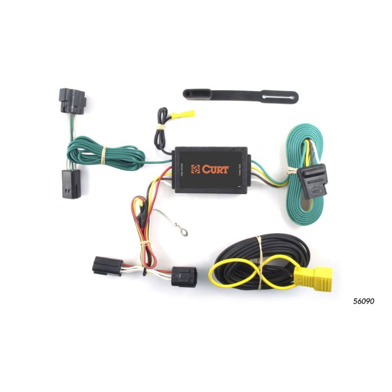 Picture of Curt Custom Wiring Harness, 4-Way Flat Output, Select Ford Transit Connect - 56090