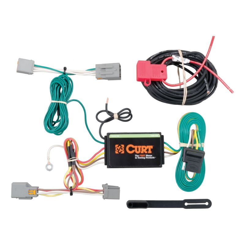 Picture of Curt Custom Wiring Harness, 4-Way Flat Output, Select Ford Transit Connect - 56218