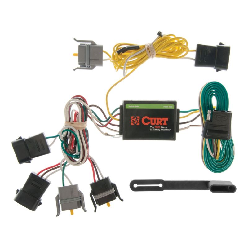 Picture of Curt Custom Wiring Harness, 4-Way Flat Output, Select Ford Windstar - 55346
