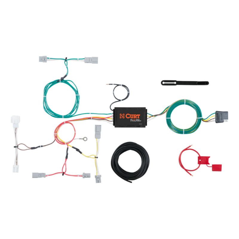 Picture of Curt Custom Wiring Harness, 4-Way Flat Output, Select Honda Accord Sedan - 56299