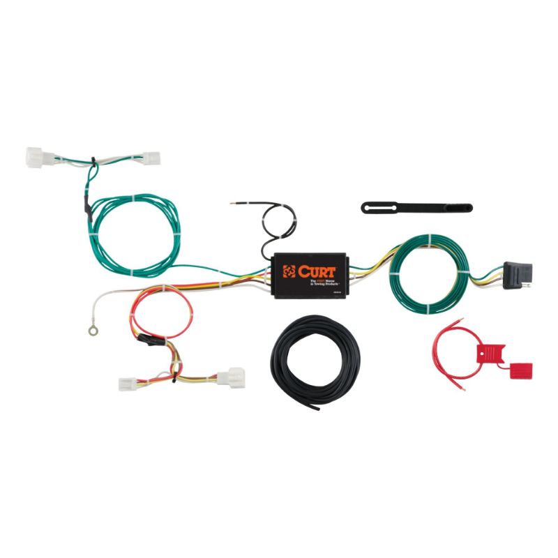 Picture of Curt Custom Wiring Harness, 4-Way Flat Output, Select Honda HRV - 56284