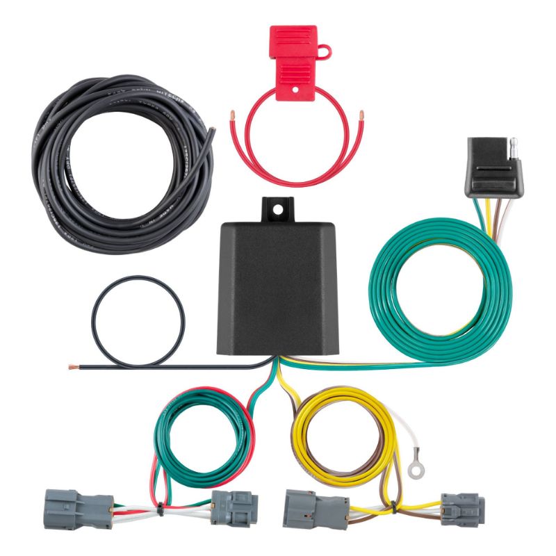 Picture of Curt Custom Wiring Harness, 4-Way Flat Output, Select Hyundai Entourage, Kia Sedona - 56347