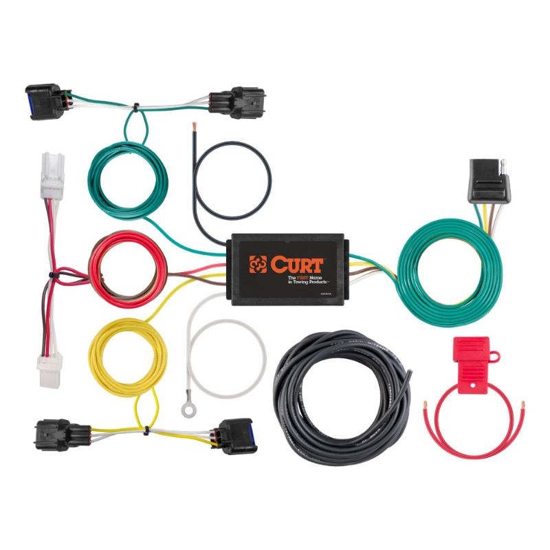 Picture of Curt Custom Wiring Harness, 4-Way Flat Output, Select Hyundai Kona - 56409