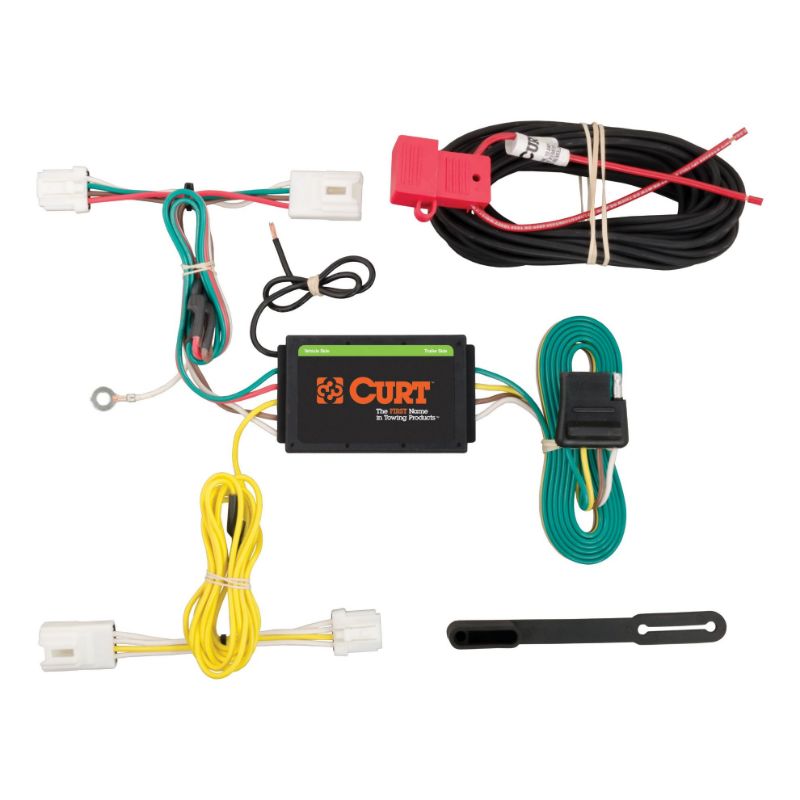 Picture of Curt Custom Wiring Harness, 4-Way Flat Output, Select Infiniti Q50 - 56248