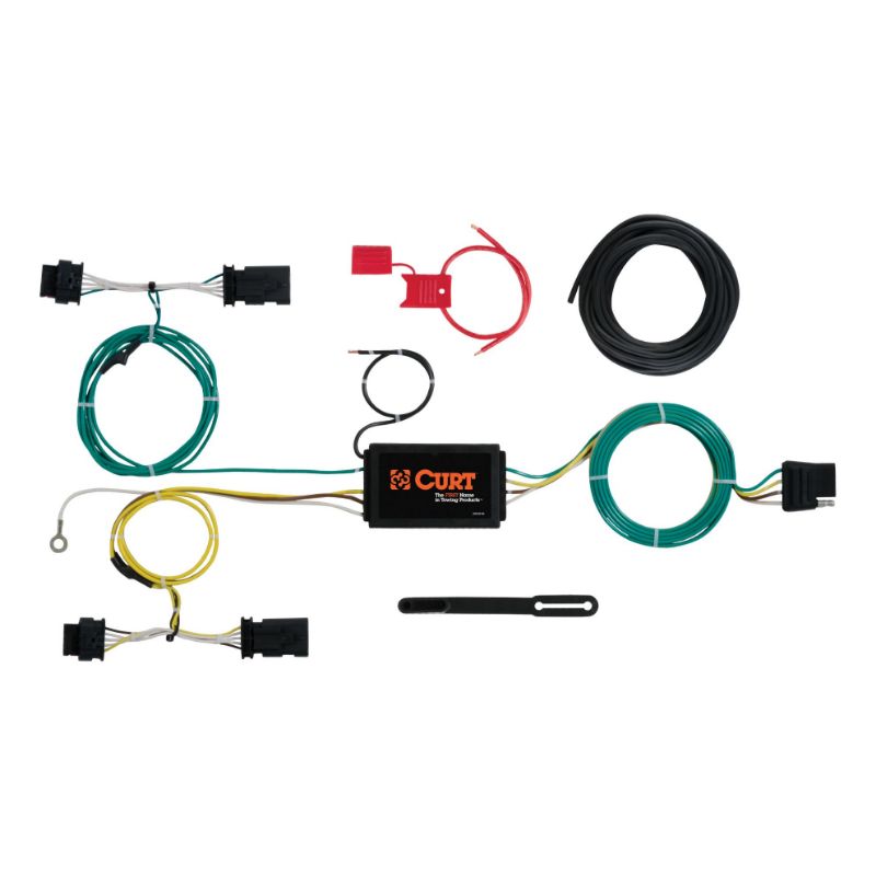 Picture of Curt Custom Wiring Harness, 4-Way Flat Output, Select Jeep Renegade - 56274