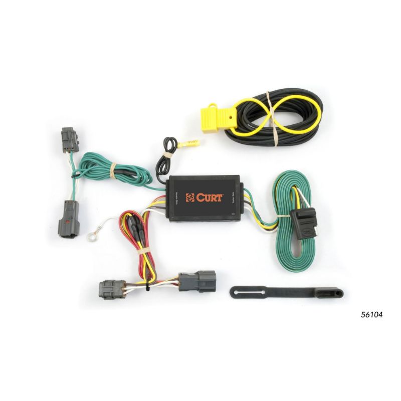 Picture of Curt Custom Wiring Harness, 4-Way Flat Output, Select Kia Borrego - 56104