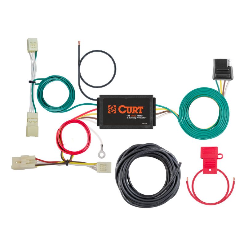 Picture of Curt Custom Wiring Harness, 4-Way Flat Output, Select Kia Forte, Koup - 56410