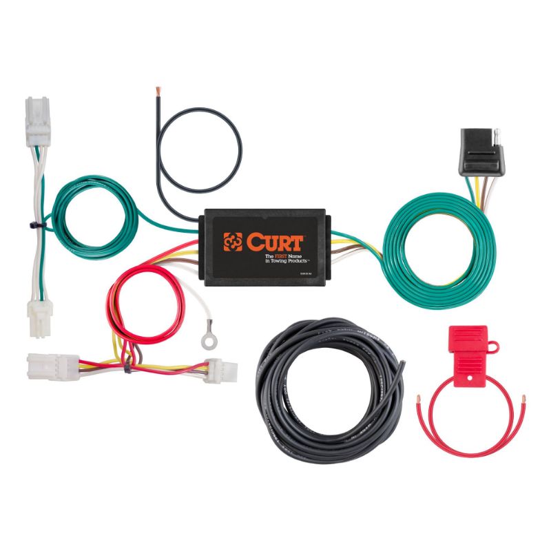 Picture of Curt Custom Wiring Harness, 4-Way Flat Output, Select Kia Forte5 - 56408