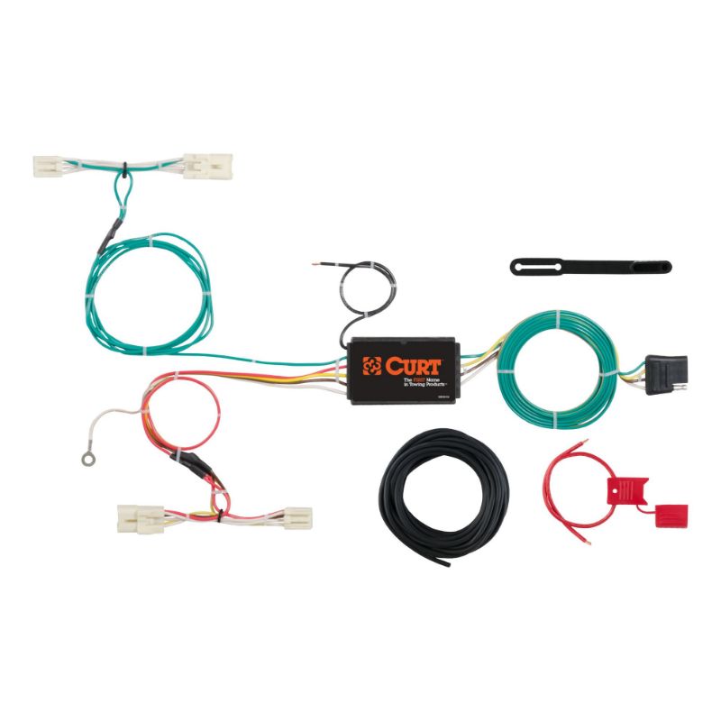 Picture of Curt Custom Wiring Harness, 4-Way Flat Output, Select Kia Rio5 Hatchback - 56295