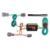 Picture of Curt Custom Wiring Harness, 4-Way Flat Output, Select Kia Rondo, Soul - 56222