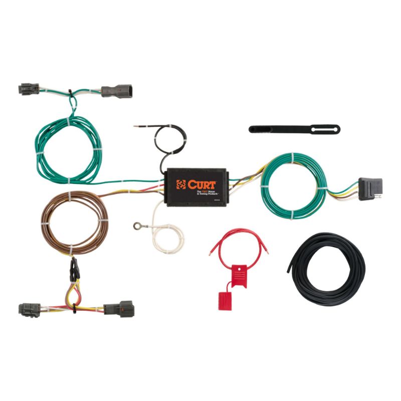 Picture of Curt Custom Wiring Harness, 4-Way Flat Output, Select Kia Sorento - 56256