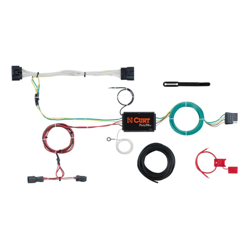 Picture of Curt Custom Wiring Harness, 4-Way Flat Output, Select Kia Sportage - 56251