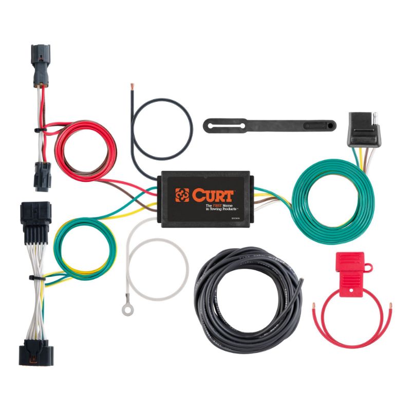 Picture of Curt Custom Wiring Harness, 4-Way Flat Output, Select Kia Sportage - 56321