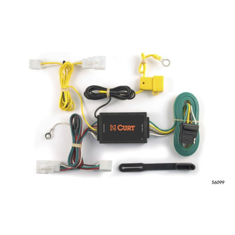 Picture of Curt Custom Wiring Harness, 4-Way Flat Output, Select Lexus HS250h, CT200h - 56099