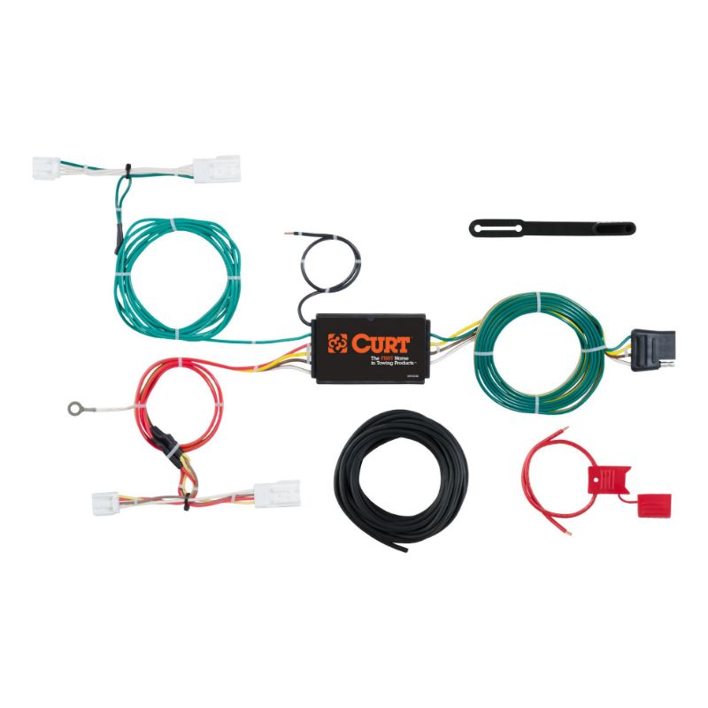Picture of Curt Custom Wiring Harness, 4-Way Flat Output, Select Lexus NX200t, NX300h - 56268