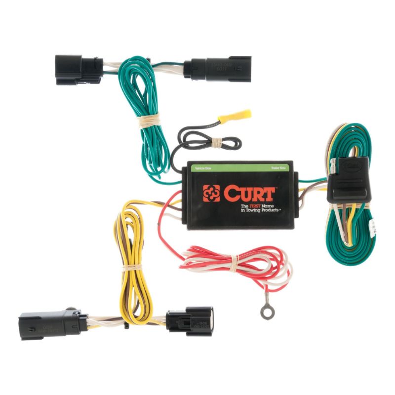 Picture of Curt Custom Wiring Harness, 4-Way Flat Output, Select Lincoln MKX - 56121