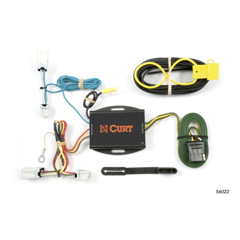 Picture of Curt Custom Wiring Harness, 4-Way Flat Output, Select Nissan Altima, Maxima, Sentra - 56022