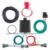 Picture of Curt Custom Wiring Harness, 4-Way Flat Output, Select Nissan Kicks - 56418