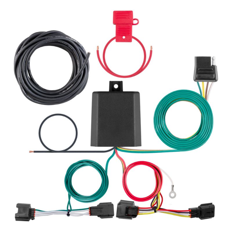 Picture of Curt Custom Wiring Harness, 4-Way Flat Output, Select Nissan Rogue Sport - 56445