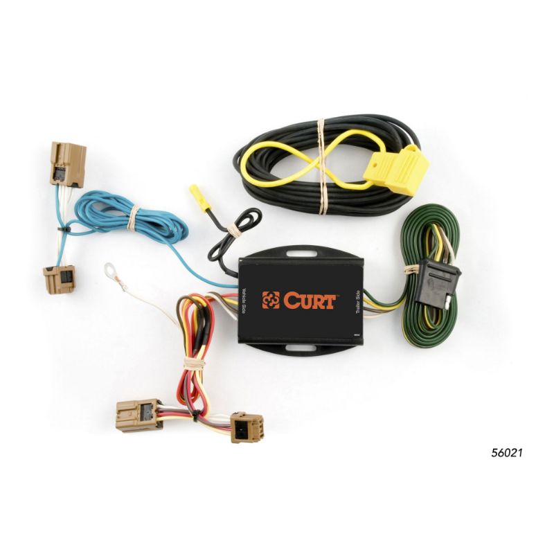 Picture of Curt Custom Wiring Harness, 4-Way Flat Output, Select Nissan Versa - 56021