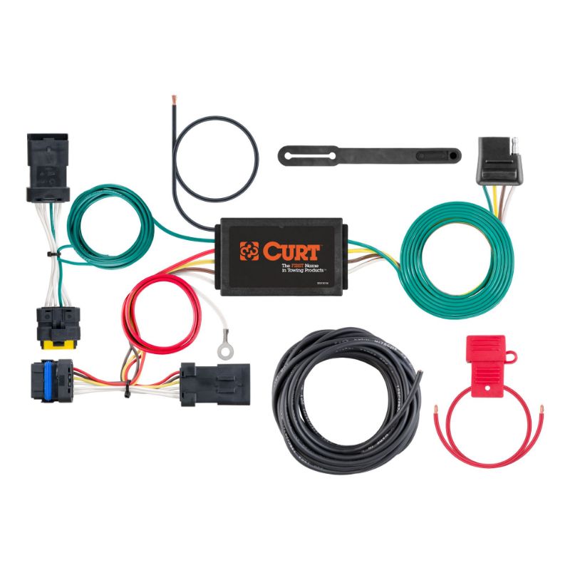Picture of Curt Custom Wiring Harness, 4-Way Flat Output, Select Nissan Versa - 56400