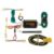 Picture of Curt Custom Wiring Harness, 4-Way Flat Output, Select Pontiac Vibe - 55057