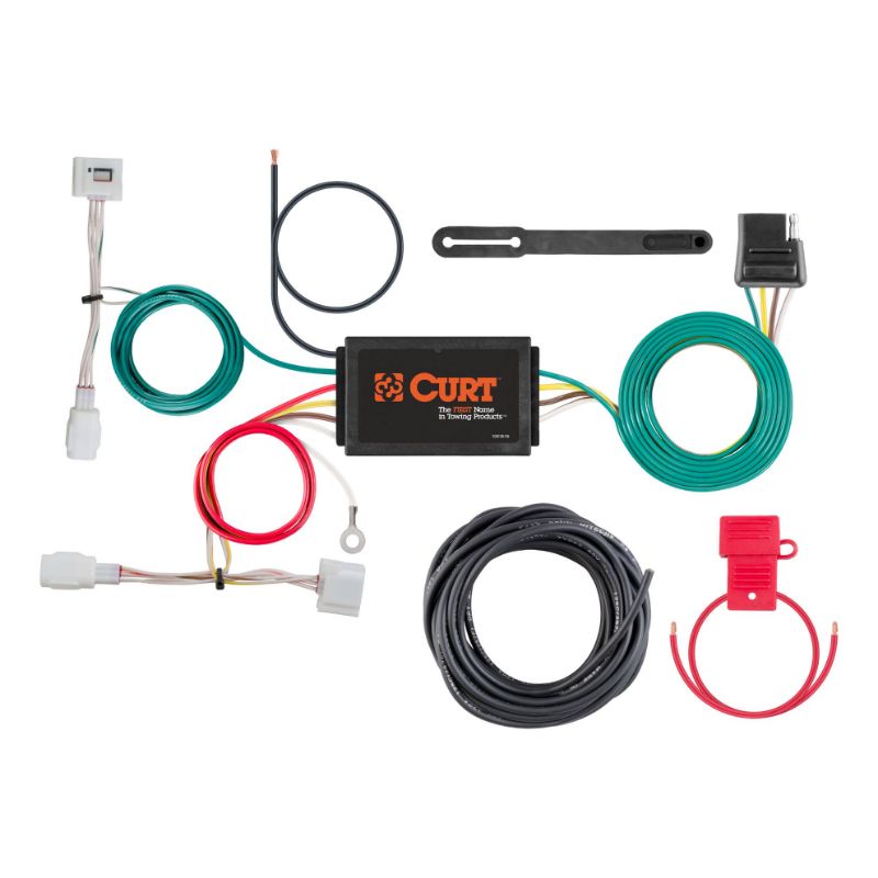 Picture of Curt Custom Wiring Harness, 4-Way Flat Output, Select Toyota C-HR - 56384