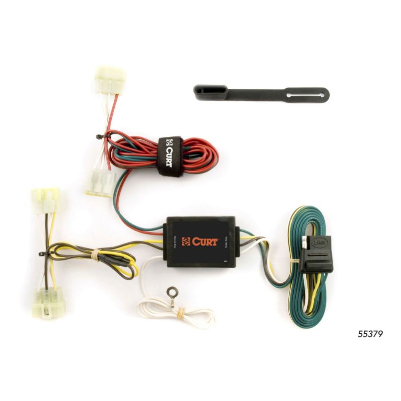 Picture of Curt Custom Wiring Harness, 4-Way Flat Output, Select Toyota Pickup, Tacoma - 55379