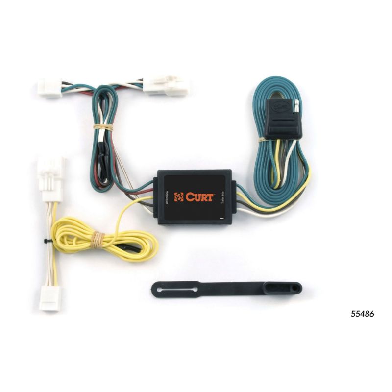 Picture of Curt Custom Wiring Harness, 4-Way Flat Output, Select Toyota RAV4 - 55486